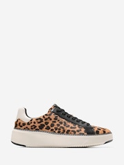 Cole Haan Womens Animal Print GrandPro Top Spin Trainers - Image 1 of 6