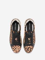 Cole Haan Womens Animal Print GrandPro Top Spin Trainers - Image 3 of 6