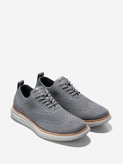 Cole Haan Mens Grey Originalgrand Remastered Stitchlite Wing Oxford Trainers - Image 2 of 6