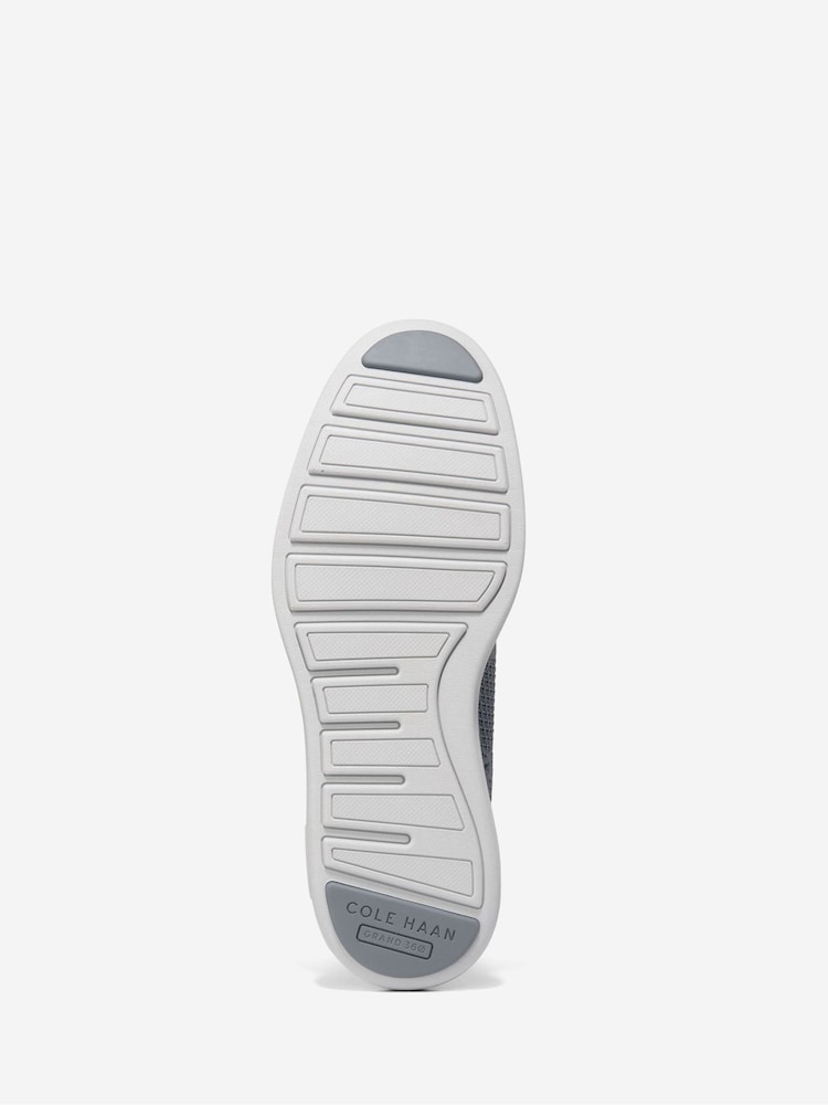 Cole Haan Mens Grey Originalgrand Remastered Stitchlite Wing Oxford Trainers - Image 6 of 6