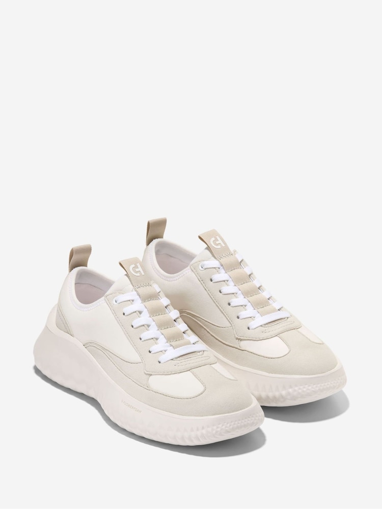 Cole Haan Womens Generation ZeroGrand II T-Toe White Trainers - Image 2 of 6