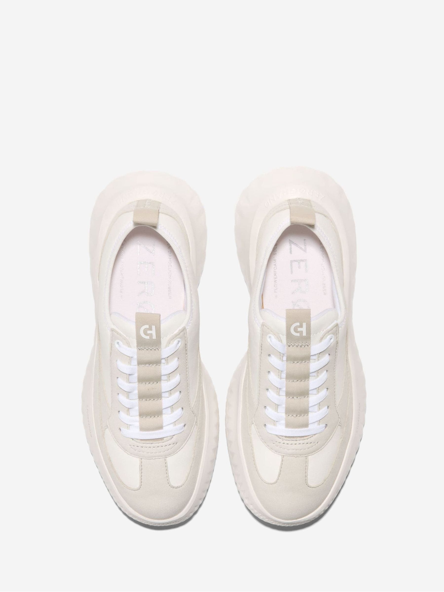 Buy Cole Haan Womens Generation ZeroGrand II T-Toe White Trainers