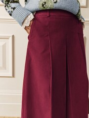 Laura Ashley Burgundy Red Maxi Cord Skirt - Image 3 of 3