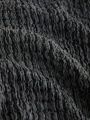 Grey Textured Wide Leg Trousers - Image 3 of 3