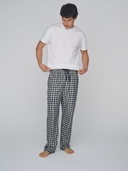The Set 2 Pack Wide Leg Supersoft Lounge Pants Navy/Grey - Image 2 of 7