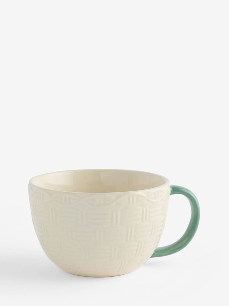 Sage Green Chicken Stacking Teapot and Teacup - Image 3 of 3 Sage Green Chicken Stacking Teapot and Teacup - Image 3 of 3