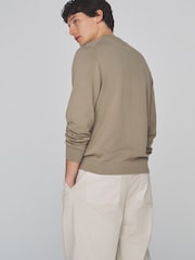 The Set 3 Pack Fine Gauge Cotton Crew Neck Jumper Blue/Green - Image 3 of 6