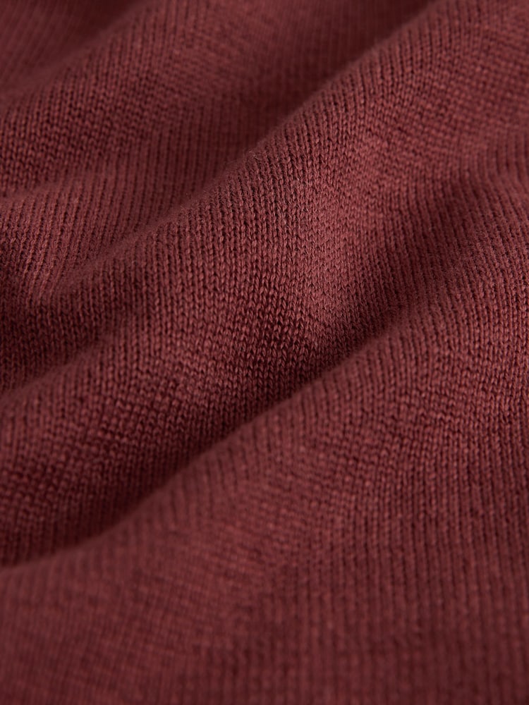 The Set 3 Pack Fine Gauge Cotton Crew Neck Jumper Red/Cream - Image 5 of 5