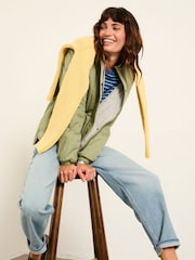 FatFace Raya Sage Green Quilted Jacket - Image 5 of 6