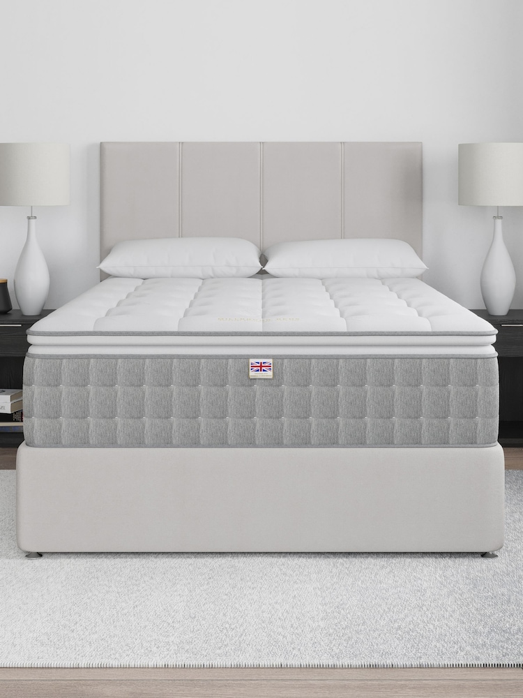 Millbrook Beds Exquisite Pillow Top 3000 Pocket Natural Firm Mattress - Image 1 of 6