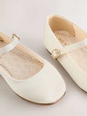 Elfenbein - Festliche Mary-Jane-Schuhe - Bild 4 von 5