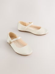 Elfenbein - Festliche Mary-Jane-Schuhe - Bild 1 von 5