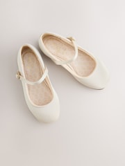 Elfenbein - Festliche Mary-Jane-Schuhe - Bild 3 von 5