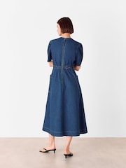 Whistles Midi Short Sleeve Dress - Imagem 2 de 5