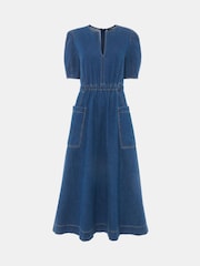 Whistles Midi Short Sleeve Dress - Imagem 5 de 5