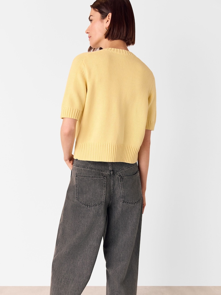 Cardigan de manga curta com botões Whistles - Imagem 2 de 5