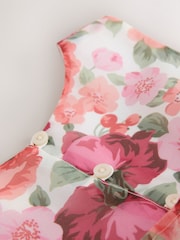 Laura Ashley Pink Rosewell Garden Frill Voluminous Organza Dress - Image 12 of 12