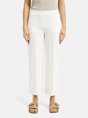 Smith & Soul Cream Cropped Jersey Pull On Trousers - Image 1 of 4