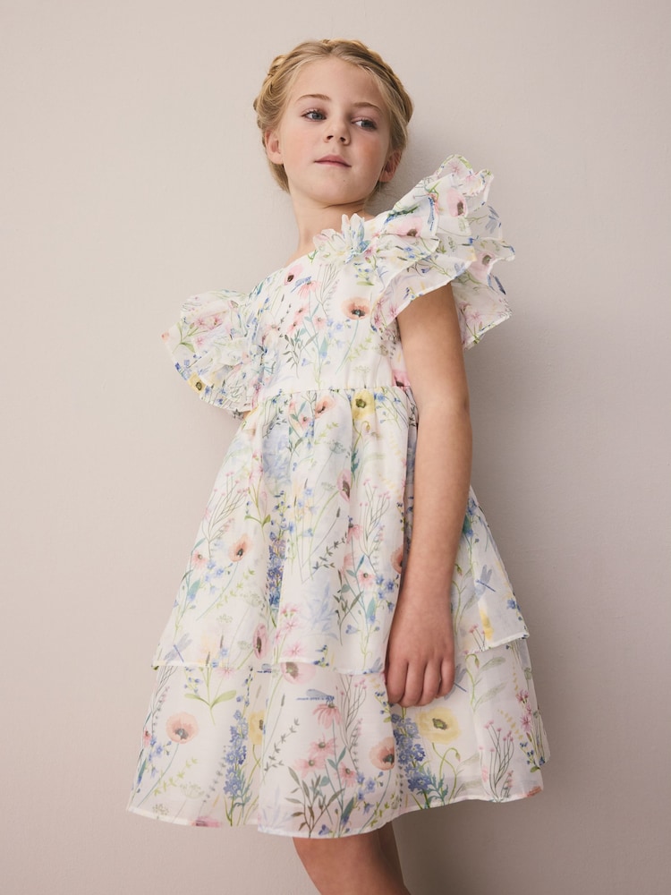 Laura Ashley Multi Alford Meadow Petal Flower Dress - Image 2 of 5