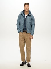 Superdry Blue Hooded Soft Shell Trekker Jacket - Image 4 of 5