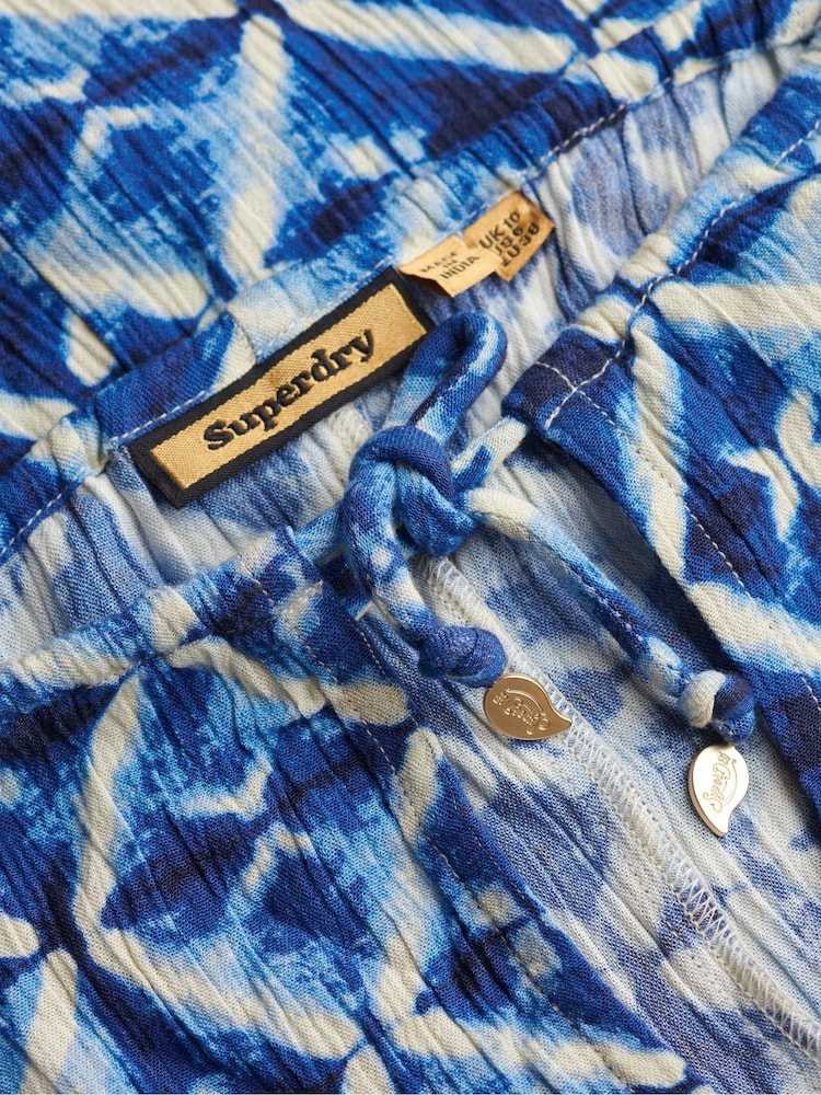 Superdry Blue Beach Cami Top - Image 6 of 6