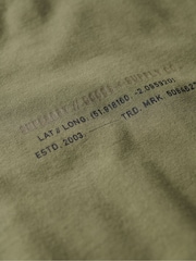Superdry Green Utility Sport Graphic Print T-Shirt - Image 7 of 7