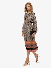 Superdry Printed Long Sleeve Midi Dress - Bild 3 von 6