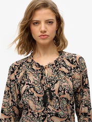 Superdry Printed Long Sleeve Midi Dress - Bild 4 von 6