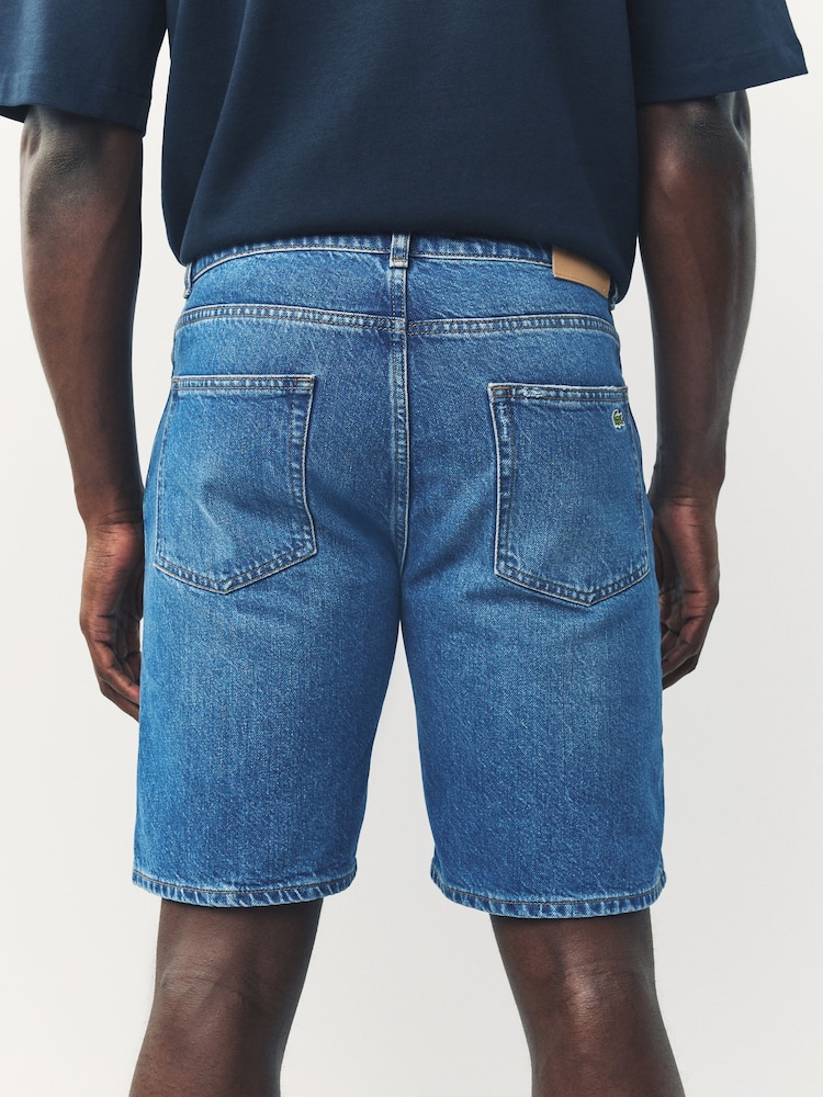 Lacoste Slim Fit Denim Shorts - Image 2 of 5
