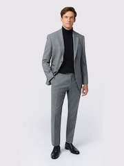 Antique Rogue Grey Herringbone Tweed Jacket - Image 4 of 5