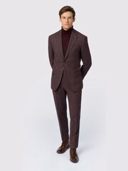 Antique Rogue Red Herringbone Tweed Jacket - Image 4 of 5
