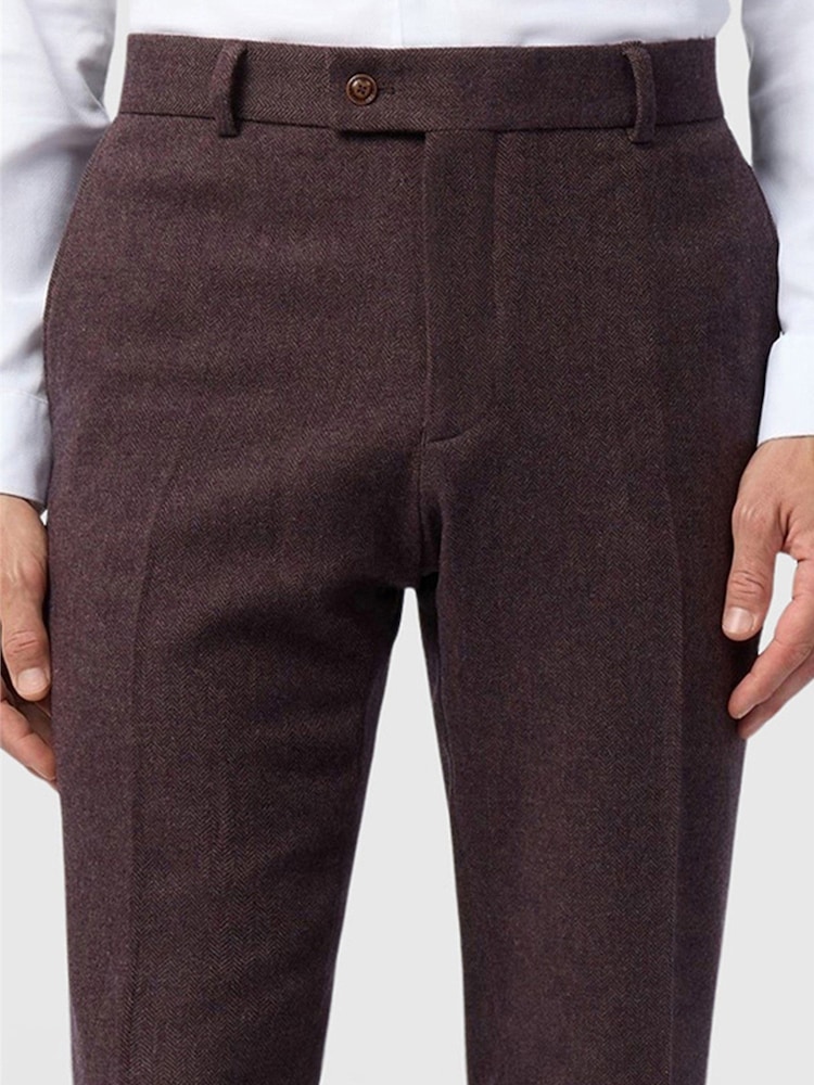 Հնաոճ Rogue Herringbone Tweed trousers - Պատկեր 2 2-ից