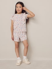 Laura Ashley Pink/Blue Ric Rac Trim Short Sleeve Cotton T-Shirts 3 Pack - Image 10 of 18