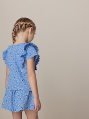 Laura Ashley Pink/Blue Ric Rac Trim Short Sleeve Cotton T-Shirts 3 Pack - Image 11 of 18