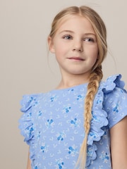 Laura Ashley Pink/Blue Ric Rac Trim Short Sleeve Cotton T-Shirts 3 Pack - Image 12 of 18