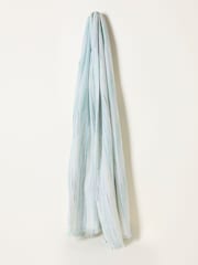 FatFace Blue Festival Stripe Scarf - Image 3 of 3