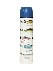 MenKind White Fish Print Vacuum Flask - Image 2 of 2