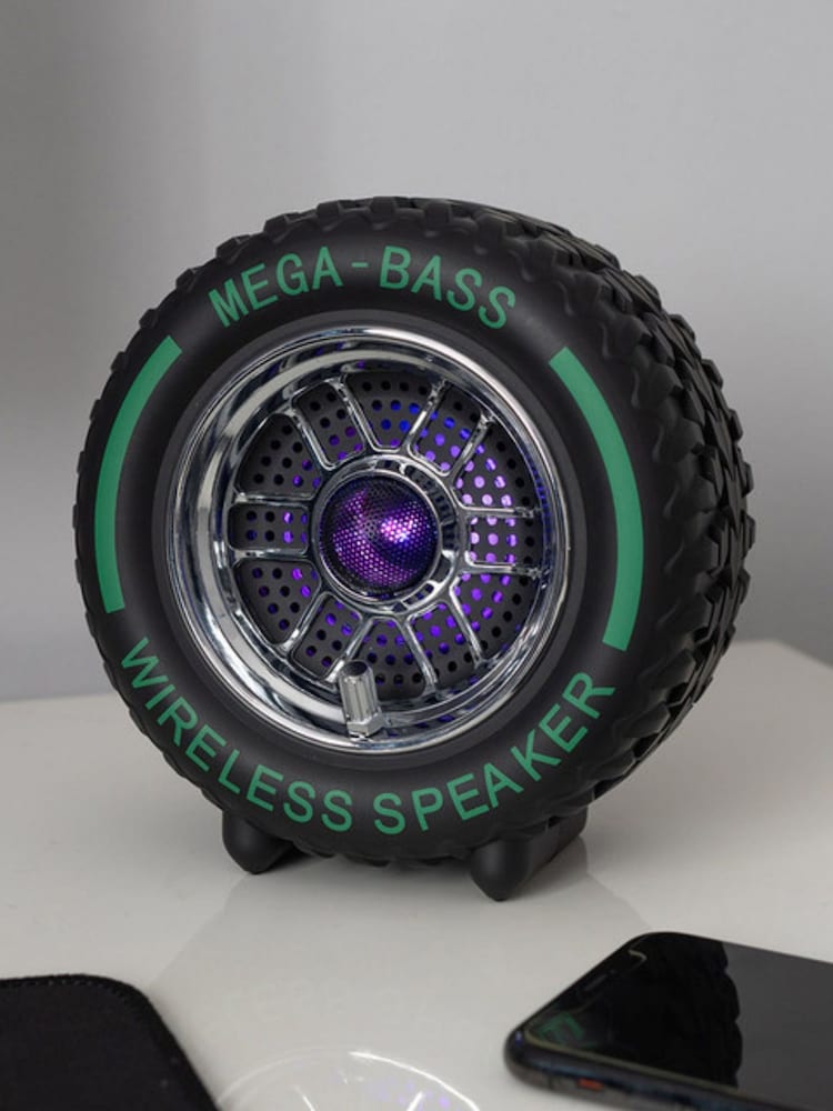 MenKind Black Wireless Tyre Speaker - Image 1 of 4