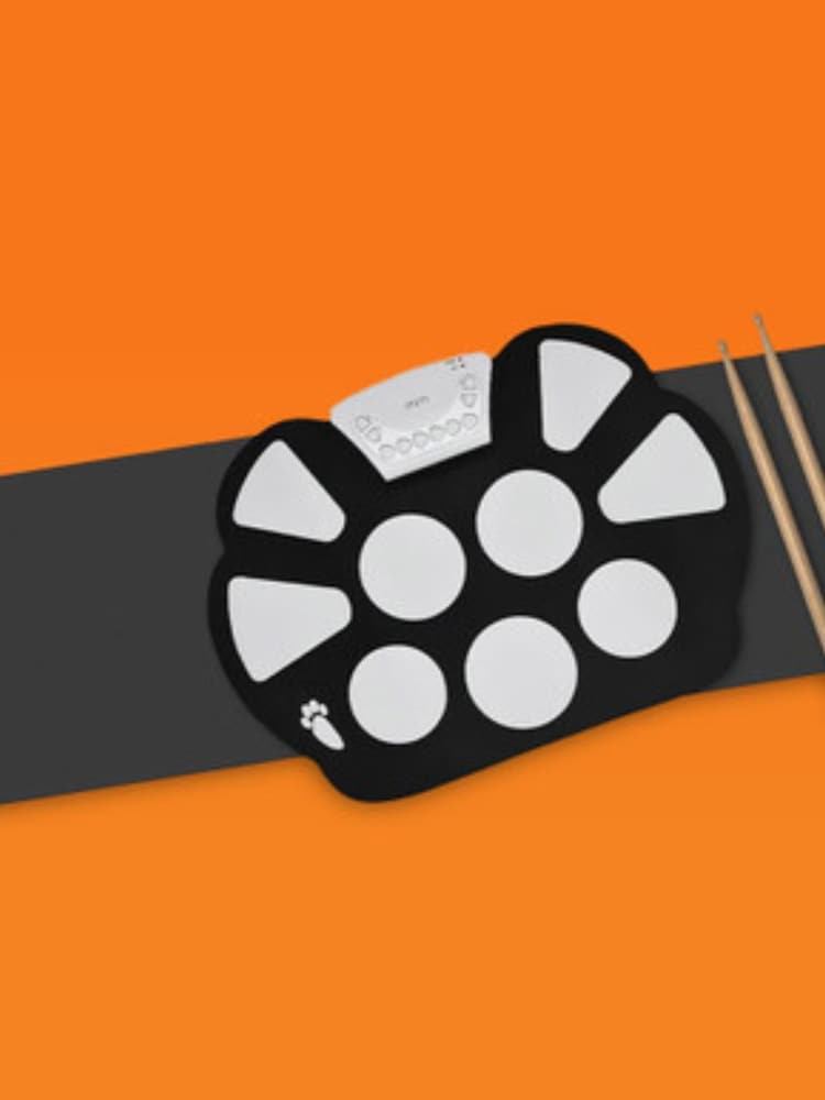 MenKind Black Roll Up Drum Kit - Image 1 of 2