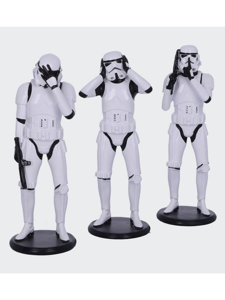 MenKind White Three Wise Stormtrooper Figurines - Image 2 of 3
