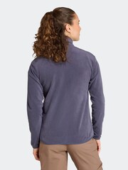 adidas Blue Terrex Multi Essentials Full Zip Fleece Jacket - Image 3 of 6