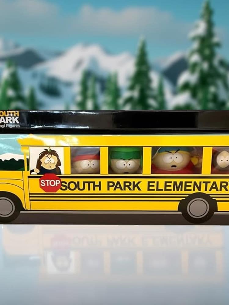 MenKind Yellow South Park Vinyl Figure Collection School Bus Gift Set - Image 1 of 3