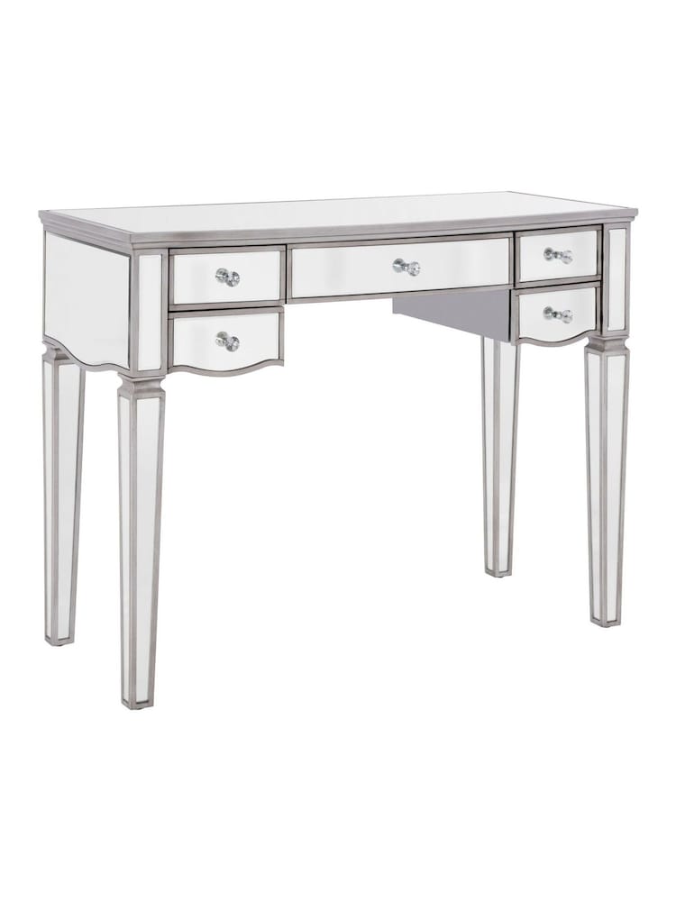 Birlea Mirrored Elysee 5 Drawer Dressing Table - Image 6 of 6