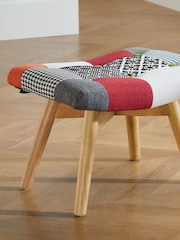 Birlea Multi Sloane Patched Stool - Image 1 of 5