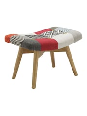 Birlea Multi Sloane Patched Stool - Image 5 of 5