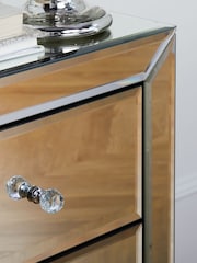 Birlea Mirrored Palermo 2 Drawer Bedside - Image 4 of 6