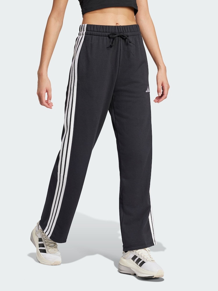 adidas Essentials 3-Stripes Open Hem French Terry Joggers - صورة 1 من 5