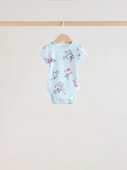 متعدد الألوان - حزمة من 5 قطع ملابس داخلية بأكمام قصيرة للبيبي - صورة 4 من 14