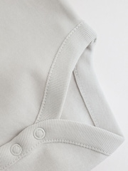 Blue 5 Pack Short Sleeve Baby Bodysuits - Image 12 of 13