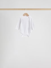 Blue 7 Pack Long Sleeved Baby Bear Bodysuit - Image 5 of 15